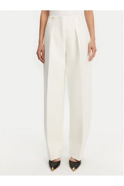JACQUEMUS Pantaloni din material textil pentru femei 24E241PA0791718 Alb