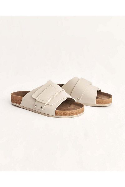 Chirpy Women's Summer Wide Single Strap Casual Slippers