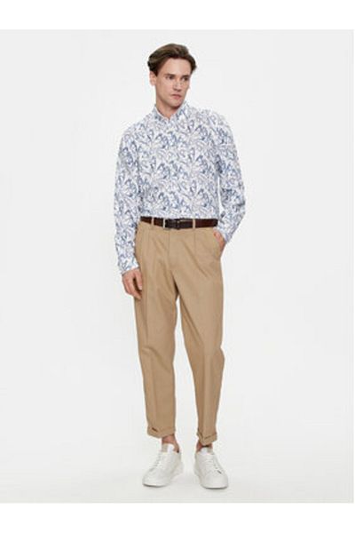 JOOP JEANS Cămașă bărbătească 10017658 Albă