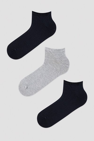 Penti Ανδρικές κάλτσες Super 3-Pece Navy Blue Booties
