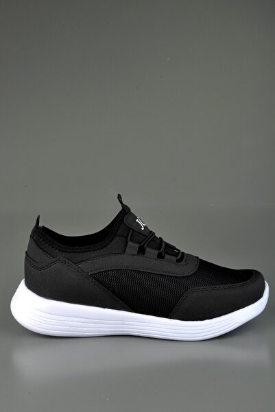 KONFOR Unisex Kaliteli Taban Ortopedik Bağcık Görünümlü Streç Spor Ayakkabı