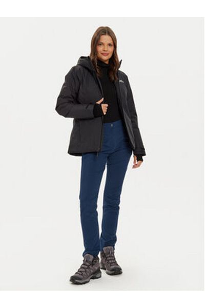 Jack Wolfskin Pelerina de ploaie pentru femei A61893 Neagră