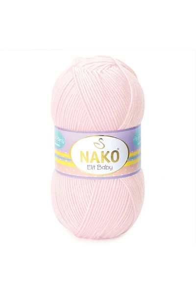 NAKO Elit Baby Anti-pilling Νήματα πλεξίματος χεριών 100 gr Χρώμα 2892 Απαλό Ροζ