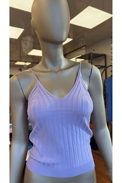 DOLCE QUEEN Women's Rope Strap V-Neck Blouse