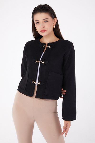 TOFİSA Stamp Jacket Black - 13291
