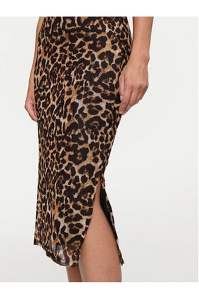JDY Womens Midi Skirt 15345811 Brown