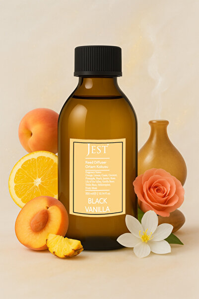 Jest 300 ML BLACK VANILLA ÇUBUKLU ODA KOKUSU YEDEK KİT