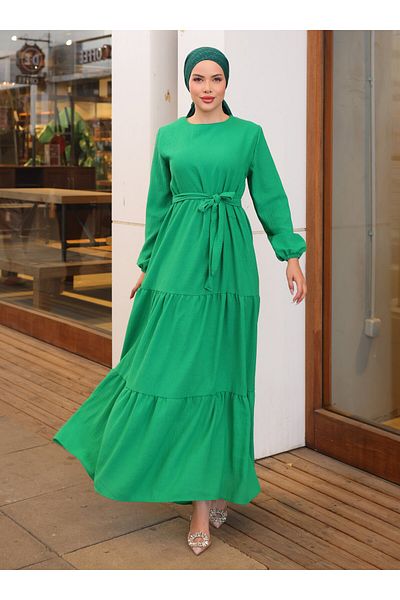 SAHRA BUTİK Φόρεμα Hijab - Πράσινο - SAHRA BUTIK