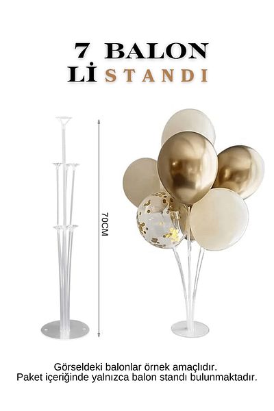 Mielibon 7 Vertical Balloon Stand |   Showy and Balanced Balloon Presentation Apparatus