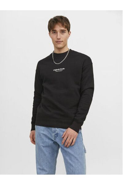 Jack & Jones jack jones Mens Sweatshirt 12241694 Black