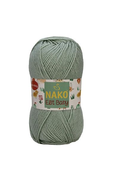 NAKO Elit Baby Anti-pilling Νήματα πλεξίματος χειρός 100 gr Χρώμα 10331 Çağla Yeşil