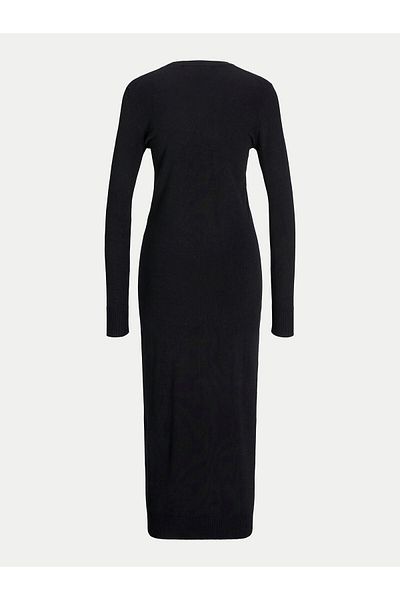 JJXX Rochie tricotată pentru femei 12261027 Negru
