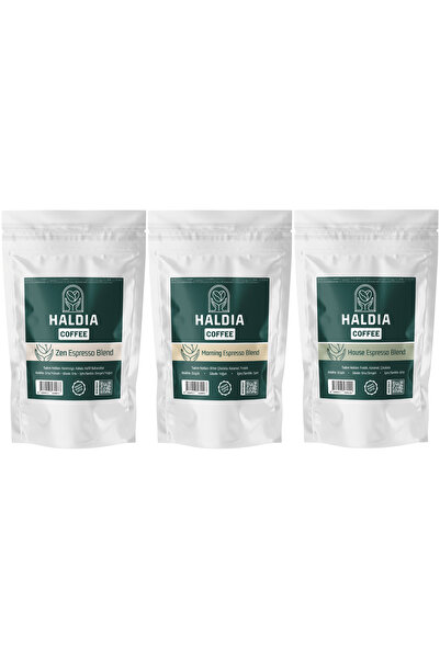 Haldia 3x100gr Espresso Blend Tadım Seti