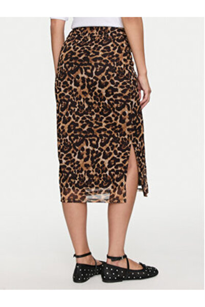 JDY Womens Midi Skirt 15345811 Brown