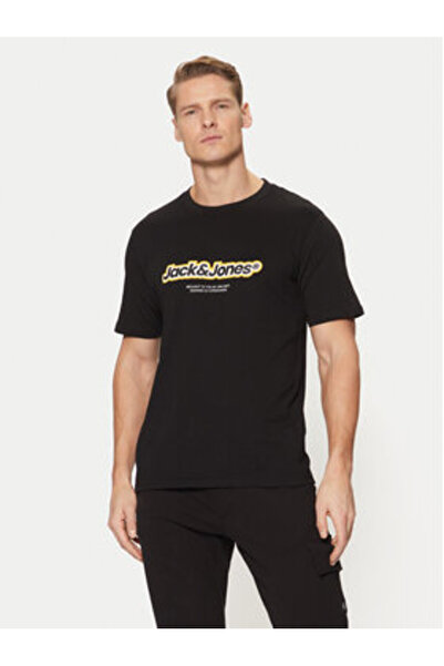 Jack & Jones Tricou bărbătesc Jack Jones 12265740 Negru