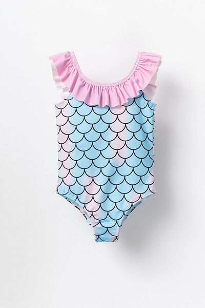 Banamio Costum de baie pentru fete cu model Avery Mermaid