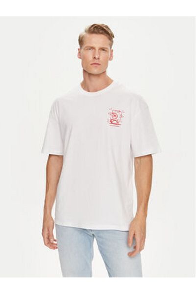 Jack & Jones jack jones Mens T-Shirt 12264405 White