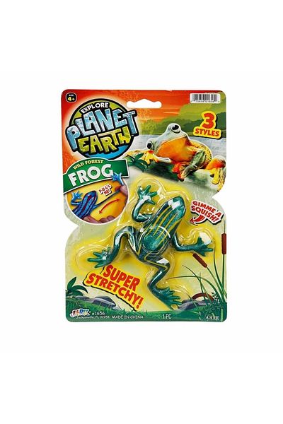 LiderGlobal Jaru Planet Earth Flexible Animals Frog - Snake - Caterpillar - 1 piece in stock will be sent.