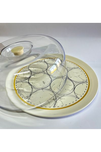 Dame Marie Feza Cake Fanus Fruit Presentation Plate