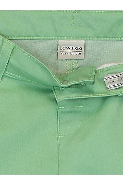 LC Waikiki LCW Kids Yeşil Super Skinny Gabardin Erkek Çocuk Pantolon
