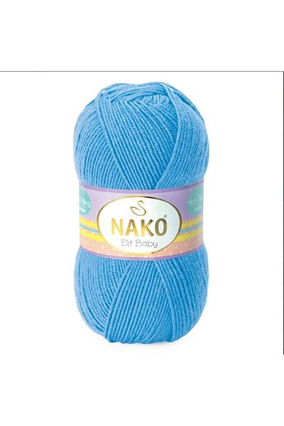 NAKO Elit Baby Anti-pilling Νήματα πλεξίματος χειρός 100 gr Χρώμα 10119 Alaska Blue