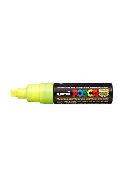 UNİ-BALL Uni-Ball Posca 8.0 Water-Based Poster Marker F.Yellow Pc-8K