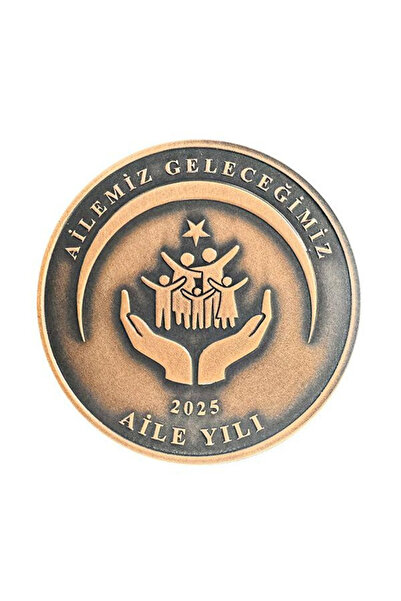 aga kulche Aile Yılı Bronz Sikke Coin