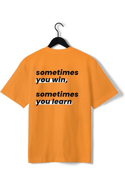 Other T-shirt Sometimes You Win And Learn