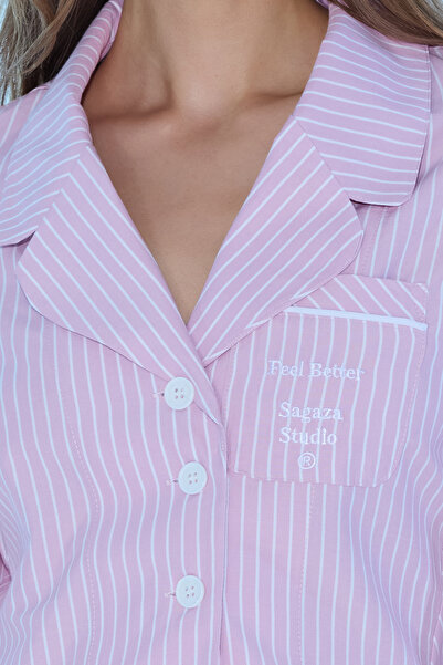 Sagaza Studio Ss6012 Karmen Padded Slim Fit Jacket