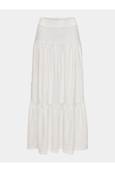 JDY Womens Maxi Skirt 15321057 White