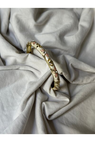 Midellie renkli mineli kelepçe bileklik