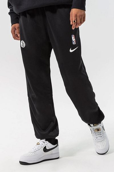 Nike Ανδρικό αθλητικό παντελόνι NBA Brooklyn Nets Spotlight μαύρο