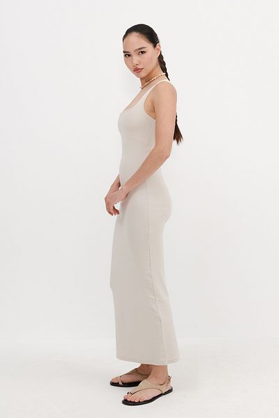 Addax Square Neck Long Dress E0388-X3