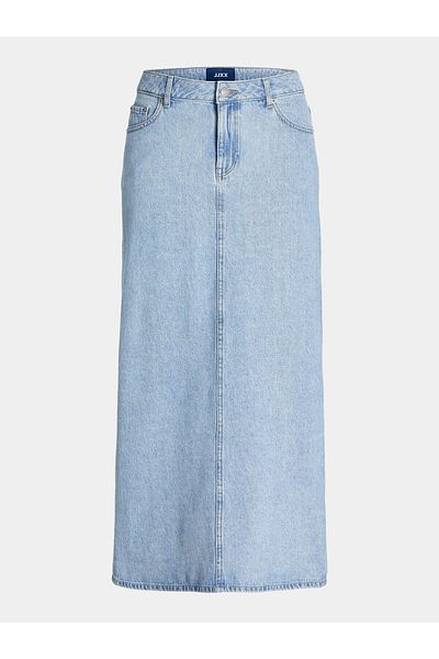 JJXX Fustă din denim pentru femei 12247916 albastră