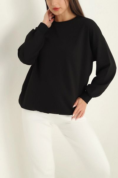 TOFİSA Hanorac oversize pentru damă, negru - 26567