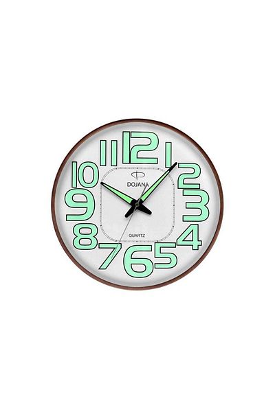 dojana Metal Wall Clock Radium Dial