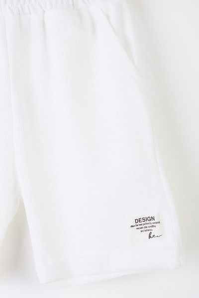 TOFİSA White Emblem Boy's Shorts - 25507