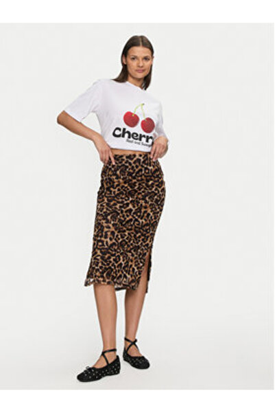 JDY Womens Midi Skirt 15345811 Brown