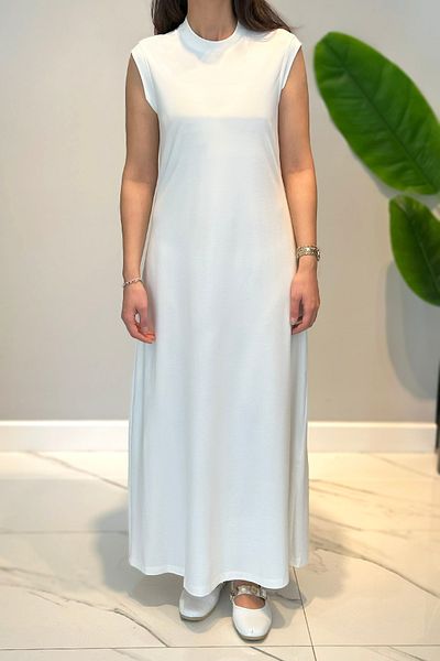 Nuss Basic Sleeveless Dress Underdress 2060 Ecru
