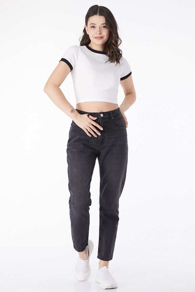 TOFİSA Mam Jeans Jeans Black - 50004