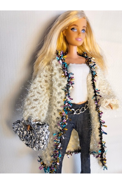 MIA WARDROBE Mıa Oyuncak Bebek Hırka Ve Jean Set