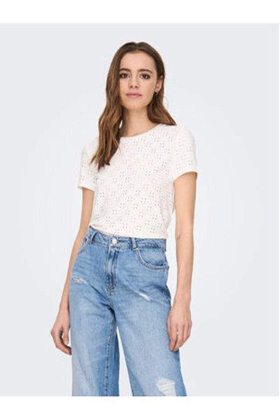 JDY Tricou damă 15158450 alb