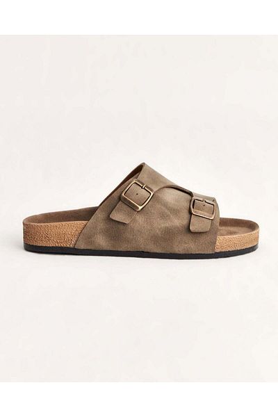Chirpy Women's Double Buckle Summer Single Strap Slippers