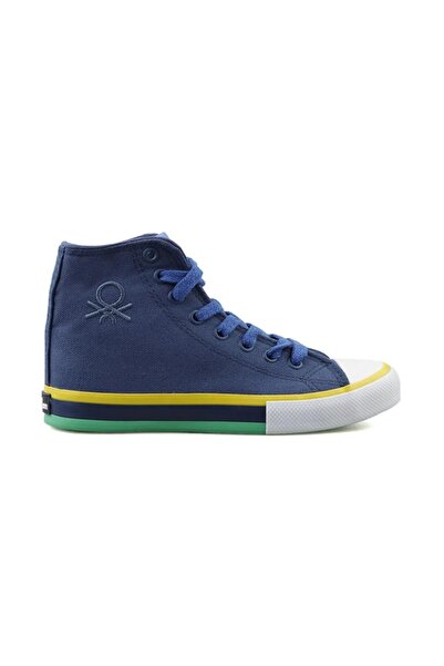 Benetton Bn-30189 Damen-Sportschuhe – Dunkelblau