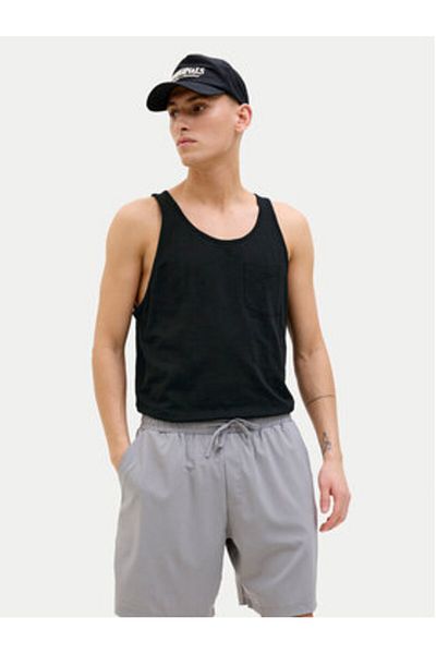 Jack & Jones jack jones Mens Tank top 12273165 Black