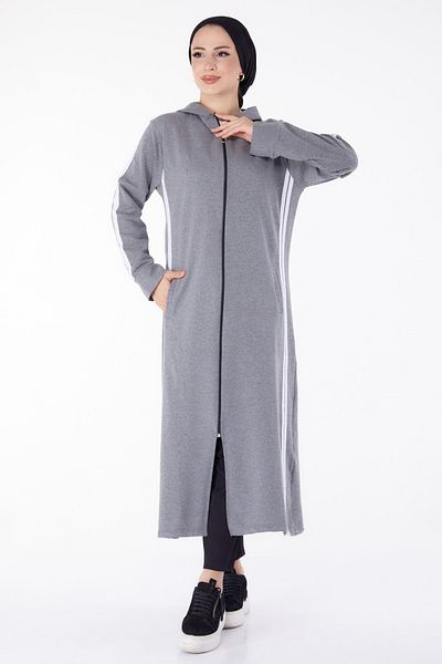 TOFİSA Straight Medium Women Anthracite Ferace - 4133