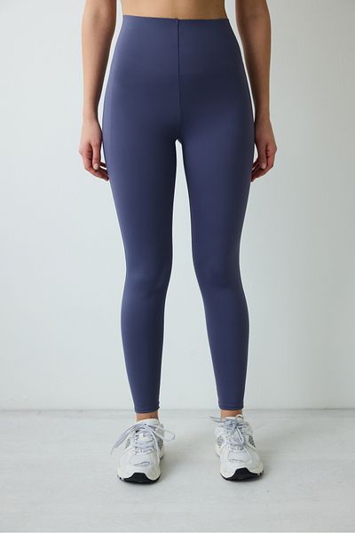 Penti Dunkle, indigofarbene, knöchellange Leggings mit hoher Taille und Nahtdetails