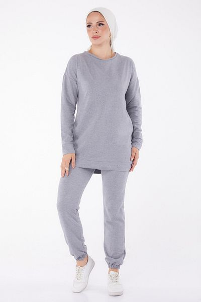 TOFİSA Tracksuit Set Gray - 13010