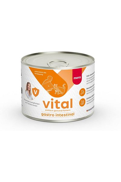 Mera MeraVital Gastro Intestinal Cat Wet Food - Specialized Diet for Digestive Health - Supports Stomach,