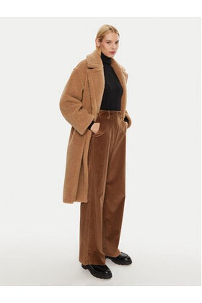 Joop Palton din piele de oaie pentru femei 10018765 30044229 bej